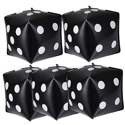 Gatuida 5Stücke Würfelballons Aus Aluminiumfolie Themenparty Dekoration Schwarze Würfelballons Für Spiele Und Events Partyzubehör Für Geburtstagsfeiern Gatuida 5Stücke Würfelballons Aus Aluminiumfolie Themenparty Dekoration Schwarze Würfelballons Für Spiele Und Events Partyzubehör Für Geburtstagsfeiern von Gatuida