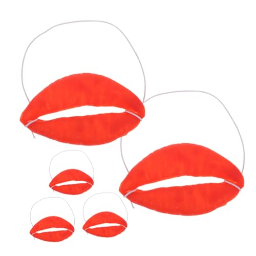 Gatuida 5stücke Teiliges Große Lippen Spielzeug Witzige Rote Requisiten Für Partys Cosplay Und Streiche An Halloween Aprilscherz Gatuida 5stücke Teiliges Große Lippen Spielzeug Witzige Rote Requisiten Für Partys Cosplay Und Streiche An Halloween Aprilscherz von Gatuida