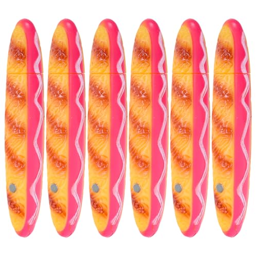 Gatuida 6 Hot-Dog-Kugelschreiber: Cartoon-Schreibstifte für den Schulanfang – originelle Bürogeschenke – süße Schreibtisch-Accessoires Gatuida 6 Hot-Dog-Kugelschreiber: Cartoon-Schreibstifte für den Schulanfang – originelle Bürogeschenke – süße Schreibtisch-Accessoires von Gatuida