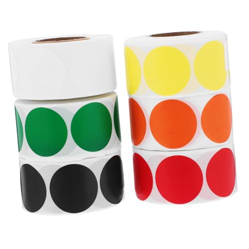 Gatuida 6 Rollen Aufkleber Selbstklebende Farbige Punktetiketten DIY Markierungspunkte für Ordner Dosen Geschenkverpackungen und Bastelprojekte Ablösbar und Einfach zu Verwenden Gatuida 6 Rollen Aufkleber Selbstklebende Farbige Punktetiketten DIY Markierungspunkte für Ordner Dosen Geschenkverpackungen und Bastelprojekte Ablösbar und Einfach zu Verwenden von Gatuida