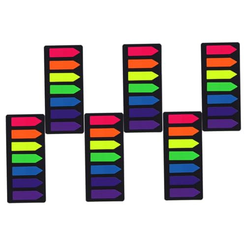Gatuida 6 Sätze Fluoreszierende Haftnotizen Pfeilform Abreißbare Notizzettel Farbige Index Sticker für Büro Schule Zuhause Selbstklebend und Leicht Tragbar Gatuida 6 Sätze Fluoreszierende Haftnotizen Pfeilform Abreißbare Notizzettel Farbige Index Sticker für Büro Schule Zuhause Selbstklebend und Leicht Tragbar von Gatuida