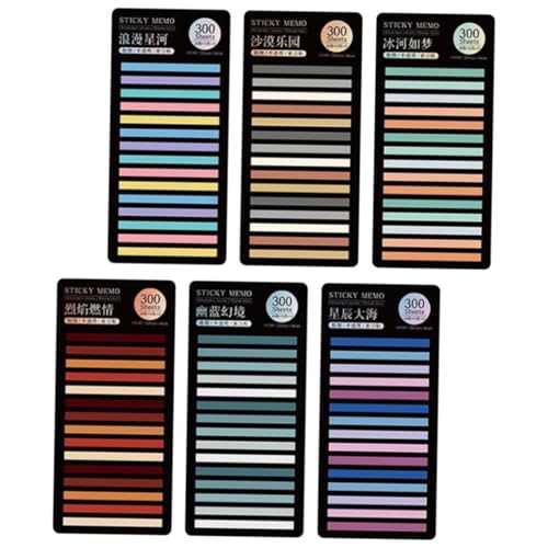Gatuida 6 Sätze Teiliges Bunte Pet Page Marker Transparente Schmale Haftstreifen für Büro Schule Glattes Schreiben Vielseitige Wiederablösbare Papiermarkierungs Sticker Gatuida 6 Sätze Teiliges Bunte Pet Page Marker Transparente Schmale Haftstreifen für Büro Schule Glattes Schreiben Vielseitige Wiederablösbare Papiermarkierungs Sticker von Gatuida