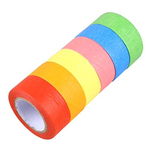 Gatuida 6 Stück Abdeckband klebrig Klebeband Dekorationsband Streifen süßes Band Farben bastelzeug für verpackungskarton kletband banderdungsschelle Craft tape Dekorationsaufkleber Gatuida 6 Stück Abdeckband klebrig Klebeband Dekorationsband Streifen süßes Band Farben bastelzeug für verpackungskarton kletband banderdungsschelle Craft tape Dekorationsaufkleber von Gatuida