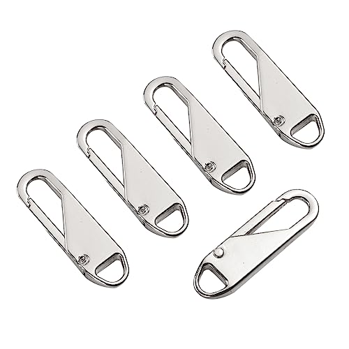 Gatuida 6 Stück Abnehmbare Zipper Pulls für Rucksäcke Koffer und Kleidung Praktische Reißverschlusslaschen Langlebigem Legierungsmaterial für DIY und Nähprojekte von Gatuida