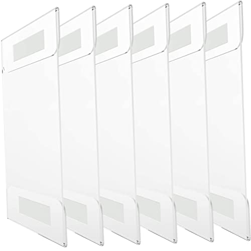 Gatuida 6 Stück Acryl Aufsteller für Preisauszeichnung Transparentes Tischdisplay für Werbung Menüs Visitenkarten für Restaurant Büro und Veranstaltungen Gatuida 6 Stück Acryl Aufsteller für Preisauszeichnung Transparentes Tischdisplay für Werbung Menüs Visitenkarten für Restaurant Büro und Veranstaltungen von Gatuida