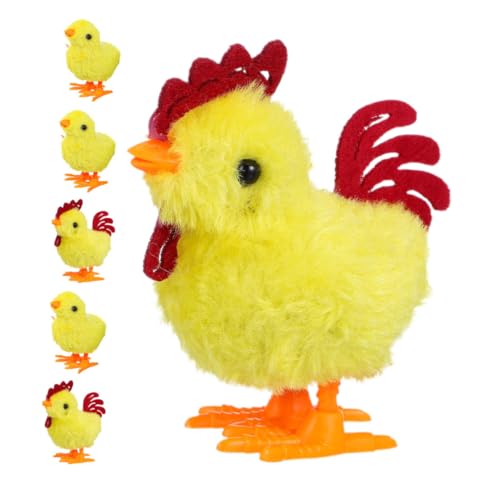 Gatuida 6 Stück Auf Dem Uhrwerk Küken Tierspielzeug Für Tierische Partygeschenke Massenspielzeug Für Aufziehbare Tierspielzeuge Aufziehspielzeuge Plüsch Yellow Gatuida 6 Stück Auf Dem Uhrwerk Küken Tierspielzeug Für Tierische Partygeschenke Massenspielzeug Für Aufziehbare Tierspielzeuge Aufziehspielzeuge Plüsch Yellow von Gatuida