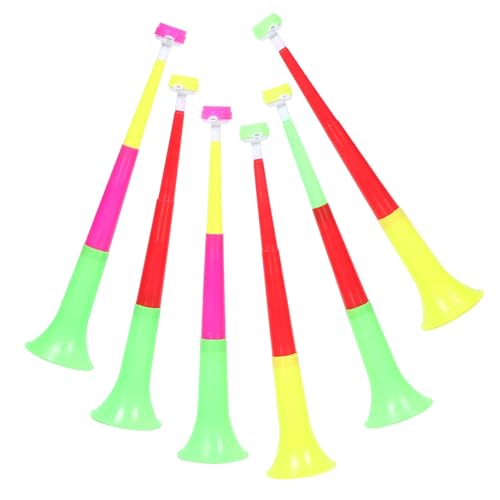 Gatuida 6 Stück Einziehbares Horn tragbares Hornspielzeug Horn des Fußballstadions Party Trompetenspielzeug für Sport Geräuschemacher lustige Spielzeugtrompete Plastik Gatuida 6 Stück Einziehbares Horn tragbares Hornspielzeug Horn des Fußballstadions Party Trompetenspielzeug für Sport Geräuschemacher lustige Spielzeugtrompete Plastik von Gatuida
