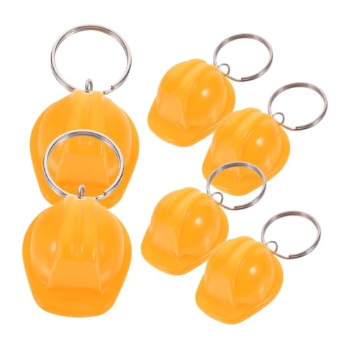 Gatuida 6 Stück Helm Schlüsselanhänger aus Kunststoff und Zinklegierung Robuster Karabiner Schlüsselring für Männer Dekorativer Helm Anhänger für Taschen Gelb für Schlüssel und Rucksack Gatuida 6 Stück Helm Schlüsselanhänger aus Kunststoff und Zinklegierung Robuster Karabiner Schlüsselring für Männer Dekorativer Helm Anhänger für Taschen Gelb für Schlüssel und Rucksack von Gatuida