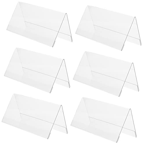 Gatuida 6 Stück Konferenztischkarten namensschild für schreibtisch Namensschildhalter für den Schreibtisch klein acrylständer acrylschild Inhaber der Tischnummer Willkommensschildständer Gatuida 6 Stück Konferenztischkarten namensschild für schreibtisch Namensschildhalter für den Schreibtisch klein acrylständer acrylschild Inhaber der Tischnummer Willkommensschildständer von Gatuida