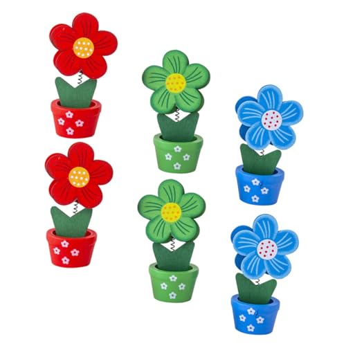 Gatuida 6 Stück Memo Clips in Blumenblumentopf design Niedliche Desktop Fotoklammern Stabile Zettelhalter für Büro und Zuhause Dekorative Notizen Fotoschlaufe Zufällige Zufällige Farbe Gatuida 6 Stück Memo Clips in Blumenblumentopf design Niedliche Desktop Fotoklammern Stabile Zettelhalter für Büro und Zuhause Dekorative Notizen Fotoschlaufe Zufällige Zufällige Farbe von Gatuida