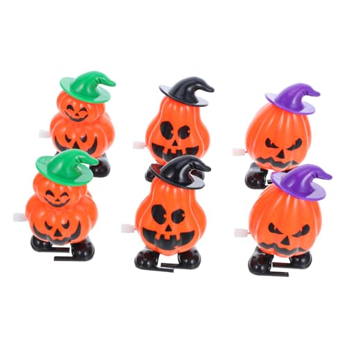 Gatuida 6 Stück Mini Wind Up Spielzeuge für Halloween Partytüten und Preise für Klassenzimmer Belohnung Spaßige Kürbisfiguren Gatuida 6 Stück Mini Wind Up Spielzeuge für Halloween Partytüten und Preise für Klassenzimmer Belohnung Spaßige Kürbisfiguren von Gatuida