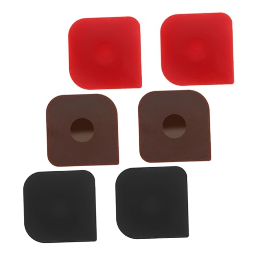 Gatuida 6 Stück Multifunktionale Kunststoffschaber für Gusseisenpfannen zum Entfernen von zum Schneiden von Brot und Kuchen Ergonomisches Design für Effiziente Nutzung von Gatuida