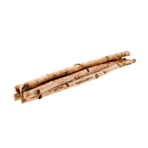 Gatuida 6 Stück Natürliche Holzstäbe für Diy Bastelarbeiten Dekorative Holzstäbchen für Handwerksprojekte für Zuhause Hochzeiten und Feste von Gatuida