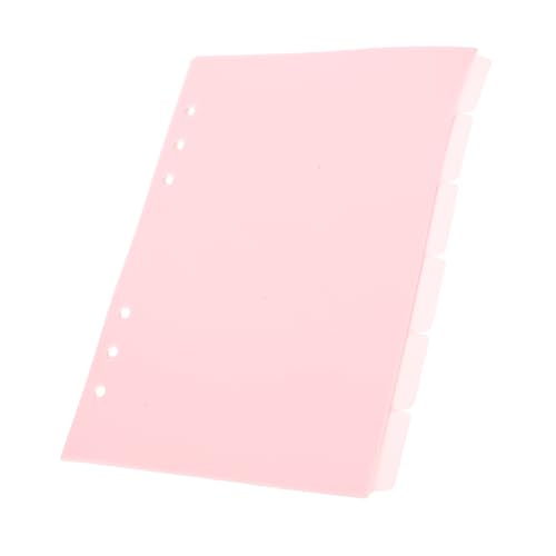 Gatuida 6 Stück Notizbuch Trennblätter Teiliges Abnehmbare Bunte PP Register mit Beschreibbaren Laschen Teiler für Ringordner und Notizblock Organisation Gatuida 6 Stück Notizbuch Trennblätter Teiliges Abnehmbare Bunte PP Register mit Beschreibbaren Laschen Teiler für Ringordner und Notizblock Organisation von Gatuida