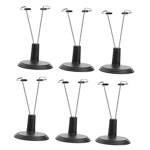 Gatuida 6 Stück Puppenregal Actionfigurenständer Babypuppe Unterstützung der Puppenhalterung klein doll Accessories Spielzeughalterung Puppenständer Spielzeugmodell Halterung Black Gatuida 6 Stück Puppenregal Actionfigurenständer Babypuppe Unterstützung der Puppenhalterung klein doll Accessories Spielzeughalterung Puppenständer Spielzeugmodell Halterung Black von Gatuida
