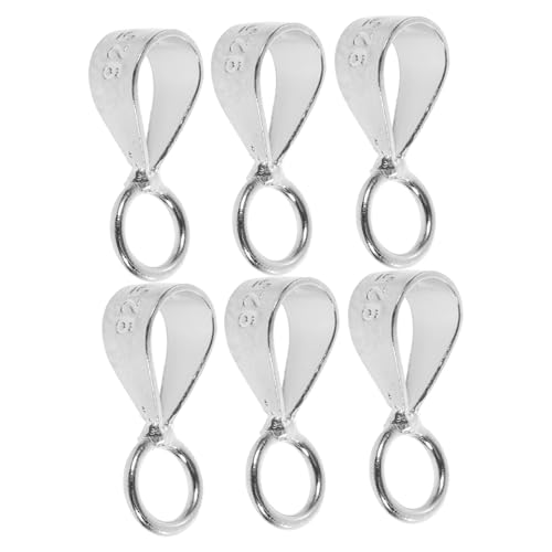 Gatuida 6 Stück Silber Adjustable Pendant Clasp für Schmuckherstellung Quetschverschluss für Armbänder und Kreative DIY Projekte Gatuida 6 Stück Silber Adjustable Pendant Clasp für Schmuckherstellung Quetschverschluss für Armbänder und Kreative DIY Projekte von Gatuida