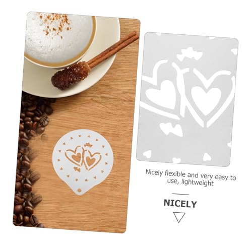 Gatuida 6 Stück Teiliges Cake Stencil aus Umweltfreundlichem Pet Wiederverwendbare Dekorationsschablonen für Cupcakes und Kaffee Leicht zu Reinigen für DIY Backen und Tortendekoration Gatuida 6 Stück Teiliges Cake Stencil aus Umweltfreundlichem Pet Wiederverwendbare Dekorationsschablonen für Cupcakes und Kaffee Leicht zu Reinigen für DIY Backen und Tortendekoration von Gatuida