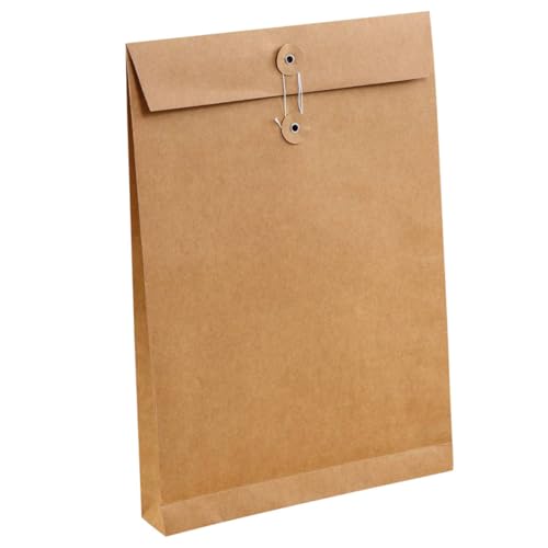 Gatuida 6 Stück Teiliges Dokumententaschen aus Braunem Kraftpapier Rechteckige Business File Holder mit Großem Fassungsvermögen Leichter Dokumentenhalter für Büro Reise und Gatuida 6 Stück Teiliges Dokumententaschen aus Braunem Kraftpapier Rechteckige Business File Holder mit Großem Fassungsvermögen Leichter Dokumentenhalter für Büro Reise und von Gatuida