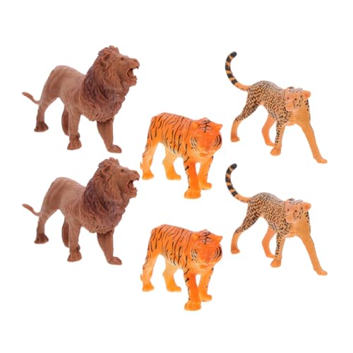 Gatuida 6 Stück Teiliges Dschungel Tierfiguren aus Sicherem Kunststoff Realistische Wildtiere Tiger Raubkatzen Vielseitige Tortendeko für Kindergeburtstag Langlebige Deko für Kuchen Gatuida 6 Stück Teiliges Dschungel Tierfiguren aus Sicherem Kunststoff Realistische Wildtiere Tiger Raubkatzen Vielseitige Tortendeko für Kindergeburtstag Langlebige Deko für Kuchen von Gatuida