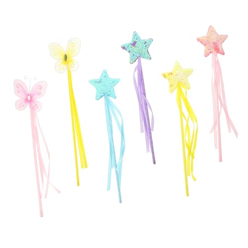 Gatuida 6 Stück Teiliges Feenstab Buntes Cosplay Zauberstab für Mädchen Geburtstagsgeschenke Party Requisiten Leicht und Handlich für Bühnenauftritte Verkleidung und Fotografie Gatuida 6 Stück Teiliges Feenstab Buntes Cosplay Zauberstab für Mädchen Geburtstagsgeschenke Party Requisiten Leicht und Handlich für Bühnenauftritte Verkleidung und Fotografie von Gatuida