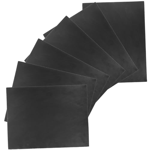 Gatuida 6 Stück Teiliges Großes Schwarzes Schaumstoffplatten Glatte Oberfläche Vielseitig für Modellbau Kunstprojekte DIY Dekoration Werbetafeln Blanko ohne Kleber von Gatuida