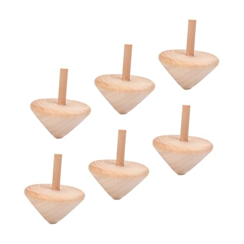 Gatuida 6 Stück Teiliges Holz Handbemalt DIY für Rotierende Holzkreisel mit Kreativem Design Fördert Feinmotorik und Kreativität Geschenk für Mädchen Ab Jahren Gatuida 6 Stück Teiliges Holz Handbemalt DIY für Rotierende Holzkreisel mit Kreativem Design Fördert Feinmotorik und Kreativität Geschenk für Mädchen Ab Jahren von Gatuida