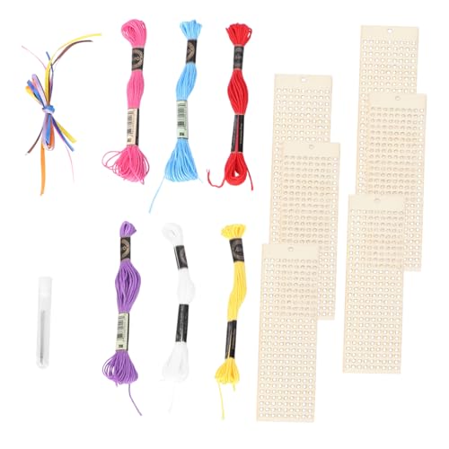Gatuida 6 Stück Teiliges Holz Kreuzstich Set DIY Lesezeichen Kit für Kreative Bastelprojekte Zufällige Fadenfarben für und Familie Zufällige Farbe Zufällige Farbe Gatuida 6 Stück Teiliges Holz Kreuzstich Set DIY Lesezeichen Kit für Kreative Bastelprojekte Zufällige Fadenfarben für und Familie Zufällige Farbe Zufällige Farbe von Gatuida