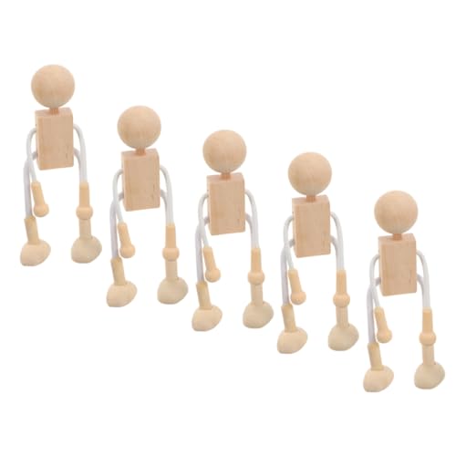 Gatuida 6 Stück Teiliges Holzpuppen zum Bemalen Unfertige DIY Holzfiguren für Kreative Bastelprojekte für Familienaktivitäten Natürlicher Holzton Vielseitig Einsetzbar Gatuida 6 Stück Teiliges Holzpuppen zum Bemalen Unfertige DIY Holzfiguren für Kreative Bastelprojekte für Familienaktivitäten Natürlicher Holzton Vielseitig Einsetzbar von Gatuida