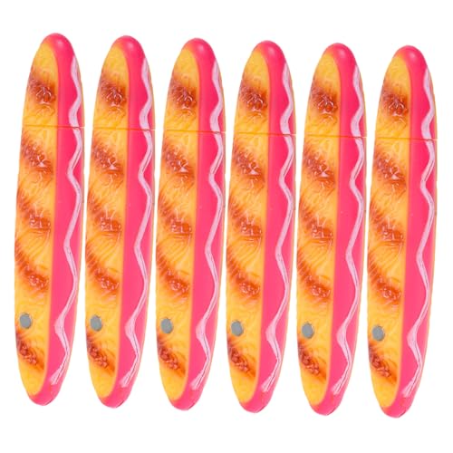 Gatuida 6 Stück Teiliges Hot Dog Kugelschreiber Lustige Schreibstifte für Schule und Büro Kawaii Stil als Schulbedarf Partygeschenk und Dekorative Stifte im Bulk Gatuida 6 Stück Teiliges Hot Dog Kugelschreiber Lustige Schreibstifte für Schule und Büro Kawaii Stil als Schulbedarf Partygeschenk und Dekorative Stifte im Bulk von Gatuida