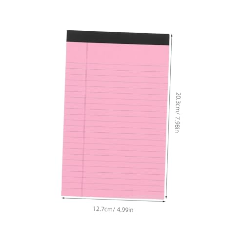 Gatuida 6 Stück Teiliges Liniertes Notizblock Abreißbare Memo Pads mit Dickem Papier für Schule Büro Glatte Schreiboberfläche Planer Notizbuch für Notizen und Wichtige Markierungen von Gatuida
