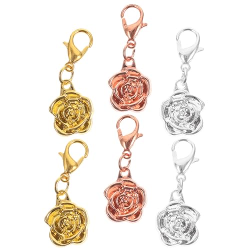 Gatuida 6 Stück Teiliges Magnetverschluss für Schmuck DIY Magnetische Kettenverschlüsse Silber Gold und Roségold für und Armbänder Langlebig und Elegant von Gatuida