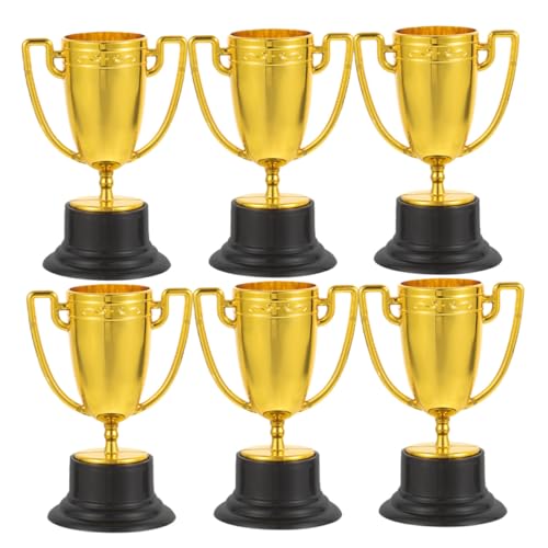 Gatuida 6 Stück Teiliges Mini Kunststoff Trophäen Goldfarben Kleine Siegerpokale für Fußball Trophy Party Deko Wettbewerbe Belohnung Preise Auszeichnungen Wiederverwendbar Gatuida 6 Stück Teiliges Mini Kunststoff Trophäen Goldfarben Kleine Siegerpokale für Fußball Trophy Party Deko Wettbewerbe Belohnung Preise Auszeichnungen Wiederverwendbar von Gatuida