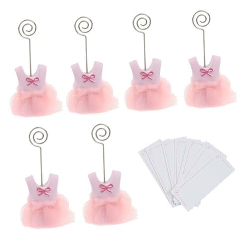 Gatuida 6 Stück Teiliges Party Tischkarten Rosa mit Namensschild Halter Preiswertes Notizclip Zubehör für Babypartys und Tischdekoration Gatuida 6 Stück Teiliges Party Tischkarten Rosa mit Namensschild Halter Preiswertes Notizclip Zubehör für Babypartys und Tischdekoration von Gatuida