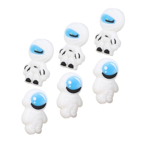 Gatuida 6 Stück Teiliges Radiergummi Cartoon Weltraum Astronaut Radierer Geschenk für Schule Kunst Bastelprojekte Jungen Mädchen Schulbedarf von Gatuida
