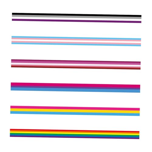 Gatuida 6 Stück Teiliges Regenbogenband Polyester Geschenkband DIY Schleifenband für Pride partys Dekoration Haaraccessoire und Geschenkverpackung Gatuida 6 Stück Teiliges Regenbogenband Polyester Geschenkband DIY Schleifenband für Pride partys Dekoration Haaraccessoire und Geschenkverpackung von Gatuida