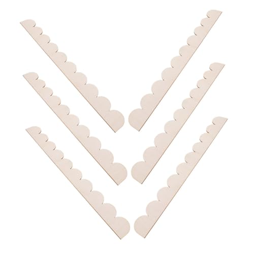 Gatuida 6 Stück Teiliges Scalloped Holzleisten Unbehandelte Holzleisten mit Gewelltem Rand Dekorative Rahmenleisten für Wand Schrank und Regal Diy Natürliche Maserung Langlebiges Holz für Gatuida 6 Stück Teiliges Scalloped Holzleisten Unbehandelte Holzleisten mit Gewelltem Rand Dekorative Rahmenleisten für Wand Schrank und Regal Diy Natürliche Maserung Langlebiges Holz für von Gatuida