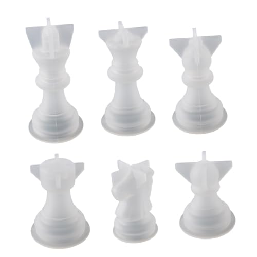 Gatuida 6 Stück Teiliges Schachfiguren silikonform Langlebig und Sicher für DIY schachfiguren aus Epoxidharz Inklusive für Individuelle Tischdekorationen Praktisches Bastelzubehör Gatuida 6 Stück Teiliges Schachfiguren silikonform Langlebig und Sicher für DIY schachfiguren aus Epoxidharz Inklusive für Individuelle Tischdekorationen Praktisches Bastelzubehör von Gatuida