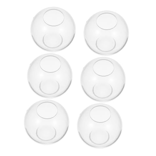 Gatuida 6 Stück Teiliges Silikonform für Kugelförmige Harz DIY Projekte Transparente Gießform nicht Haftend für Schmuckherstellung und Kreative Bastelarbeiten von Gatuida