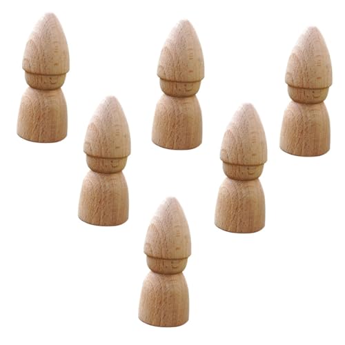 Gatuida 6 Stück Teiliges Unvollendete Holzpuppen zum Bemalen DIY Graffiti Holzfiguren Kinderfreundliche Bastelfiguren aus Glattem Sicherem Holz Fördert Feinmotorik und Kreativität Gatuida 6 Stück Teiliges Unvollendete Holzpuppen zum Bemalen DIY Graffiti Holzfiguren Kinderfreundliche Bastelfiguren aus Glattem Sicherem Holz Fördert Feinmotorik und Kreativität von Gatuida