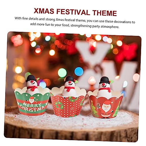 Gatuida 6 Stück Teiliges Weihnachts Cupcake Deko aus Karton Festliche Muffin Hüllen mit Xmas Leichte Tortendeko für Party Geburtstag und Weihnachtsfeier Kompakt und Einfach Anzuwenden Gatuida 6 Stück Teiliges Weihnachts Cupcake Deko aus Karton Festliche Muffin Hüllen mit Xmas Leichte Tortendeko für Party Geburtstag und Weihnachtsfeier Kompakt und Einfach Anzuwenden von Gatuida