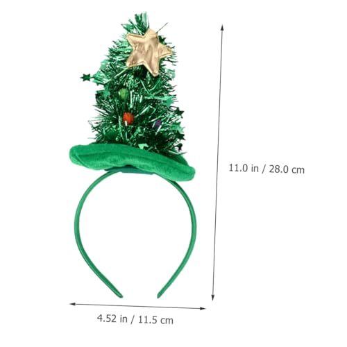 Gatuida 6 Stück Teiliges Weihnachtsbaum Haarband aus Goldglänzendem Samt mit Sternen und Kugeln Leichter Bequemer Kopfschmuck für Damen Festliche Partyaccessoires für Weihnachtskostüm und Gatuida 6 Stück Teiliges Weihnachtsbaum Haarband aus Goldglänzendem Samt mit Sternen und Kugeln Leichter Bequemer Kopfschmuck für Damen Festliche Partyaccessoires für Weihnachtskostüm und von Gatuida