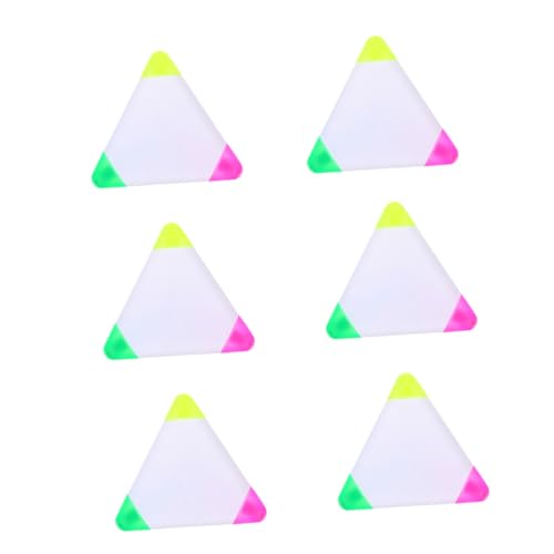 Gatuida 6 Stück Textmarker süße Stifte geformt Neonmarker Markierungen dreieckig hoch Ästhetisches Schulmaterial Journaling-Marker süßes Briefpapier Farbstifte zum Notieren Plastik Bunt Gatuida 6 Stück Textmarker süße Stifte geformt Neonmarker Markierungen dreieckig hoch Ästhetisches Schulmaterial Journaling-Marker süßes Briefpapier Farbstifte zum Notieren Plastik Bunt von Gatuida