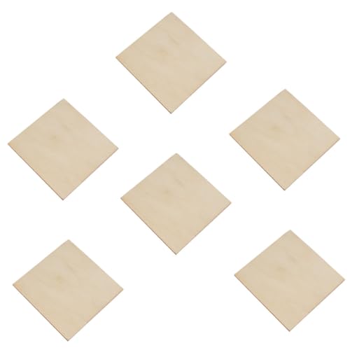 Gatuida 6 Stück Unbehandelte Quadratische Holzscheiben Holzplatten für DIY Bastelprojekte Hochzeit Dekoration Gravur Malerei Holzrohlinge Gatuida 6 Stück Unbehandelte Quadratische Holzscheiben Holzplatten für DIY Bastelprojekte Hochzeit Dekoration Gravur Malerei Holzrohlinge von Gatuida