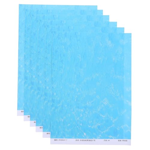 Gatuida 6 Stück Wasserfeste Wasserwellen Sticker für Modellbau Realistische Wasseroberfläche Papier Ultradünne Landschaftsdekoration für Bahn Layouts Aquarien Schwimmteiche und DIY Gatuida 6 Stück Wasserfeste Wasserwellen Sticker für Modellbau Realistische Wasseroberfläche Papier Ultradünne Landschaftsdekoration für Bahn Layouts Aquarien Schwimmteiche und DIY von Gatuida