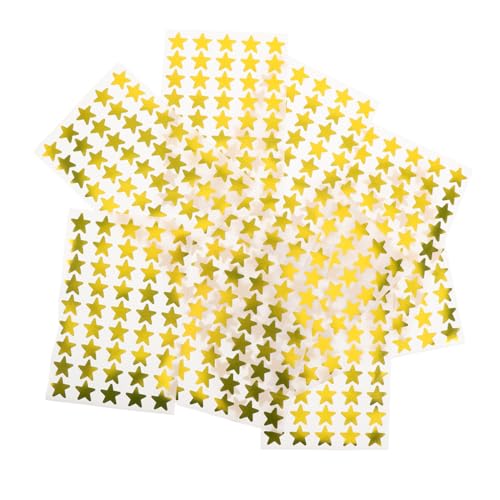 Gatuida 60 Blatt Goldene Sternaufkleber Selbstklebende Glänzende Aluminiumfolie Belohnungssticker für Vielseitige Leicht Abziehbare Sternsticker für Schule Basteln und Dekoration Gatuida 60 Blatt Goldene Sternaufkleber Selbstklebende Glänzende Aluminiumfolie Belohnungssticker für Vielseitige Leicht Abziehbare Sternsticker für Schule Basteln und Dekoration von Gatuida