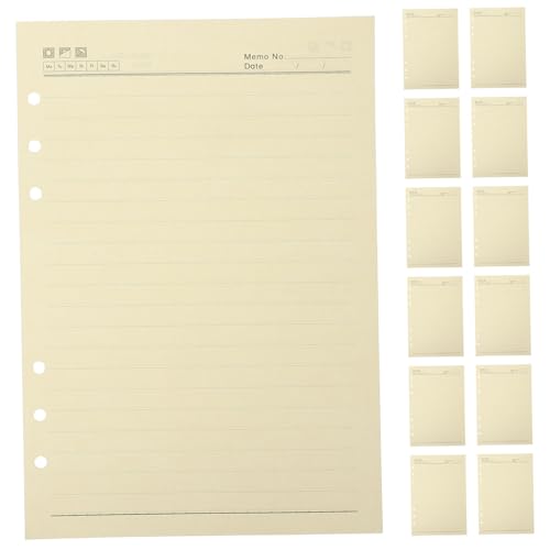 Gatuida 60 Blatt Teiliges Nachfüllpapier für Ring Planer Liniertes Füllpapier in Wiederverwendbare Einlagen für Ringbuch Notizblock Praktisches Planer Refill für Büro und Zuhause Gatuida 60 Blatt Teiliges Nachfüllpapier für Ring Planer Liniertes Füllpapier in Wiederverwendbare Einlagen für Ringbuch Notizblock Praktisches Planer Refill für Büro und Zuhause von Gatuida