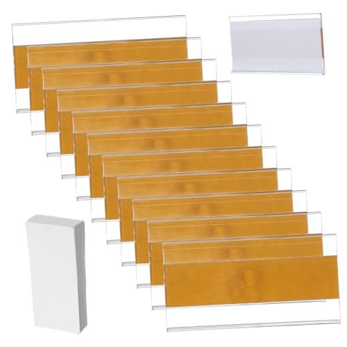 Gatuida 60 Stück Bücherregal Regaletiketten Clips Kleberegal Regalklammern aus Draht ordnerregal book shelf stand körbe stickern transparente Etikettenhalter Etiketten zum Organisieren PVC Gatuida 60 Stück Bücherregal Regaletiketten Clips Kleberegal Regalklammern aus Draht ordnerregal book shelf stand körbe stickern transparente Etikettenhalter Etiketten zum Organisieren PVC von Gatuida