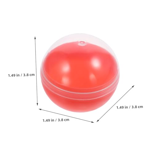 Gatuida 60 Stück Kleine Runde Kapseln aus Kunststoff für Automaten Wiederbefüllbare Überraschungs bälle Transparente für Partypreise und Spielaktionen Gatuida 60 Stück Kleine Runde Kapseln aus Kunststoff für Automaten Wiederbefüllbare Überraschungs bälle Transparente für Partypreise und Spielaktionen von Gatuida