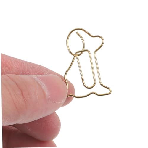 Gatuida 60 Stück Kreative Büroklammern in Niedlicher Hund Form Dekorative Metallklammern für Büro und Zuhause Vielseitige Lesezeichen und Organisationsclips für Papier und Dokumente Gatuida 60 Stück Kreative Büroklammern in Niedlicher Hund Form Dekorative Metallklammern für Büro und Zuhause Vielseitige Lesezeichen und Organisationsclips für Papier und Dokumente von Gatuida