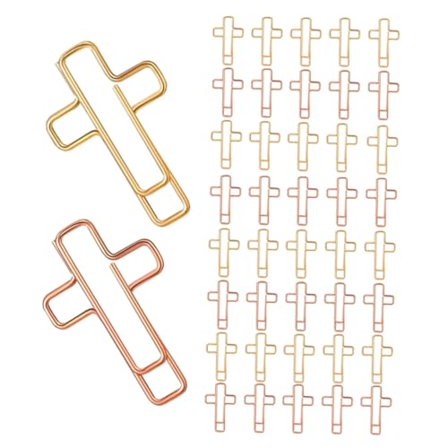 Gatuida 60 Stück Kreuz Metall Büroklammern in Gold und Roségold Kleine Niedliche Paper Clamps für Bibel Tagebuch Lesezeichen Vielseitig für Büro Schule und Zuhause Tragbar und Praktisch Gatuida 60 Stück Kreuz Metall Büroklammern in Gold und Roségold Kleine Niedliche Paper Clamps für Bibel Tagebuch Lesezeichen Vielseitig für Büro Schule und Zuhause Tragbar und Praktisch von Gatuida